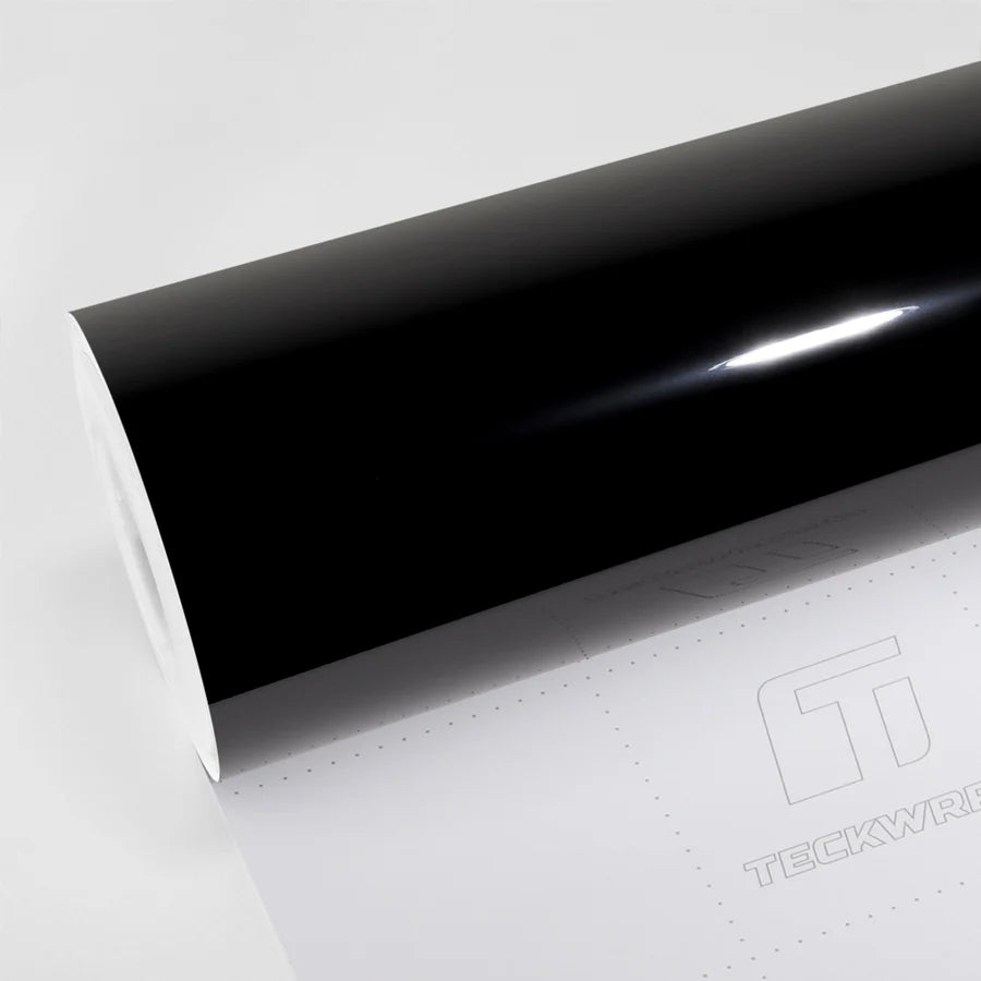 Film De Protection Carrosserie Vinyle Noir Brillant TPH - Anti-rayures, Personnalisable