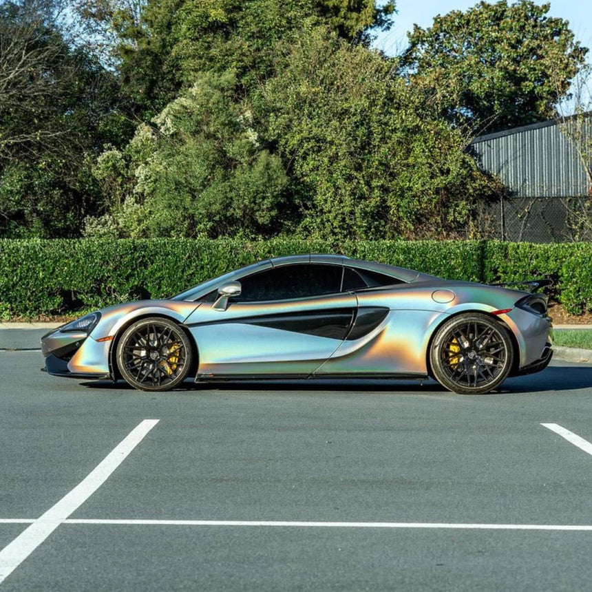 RCH01-HD Silver Fireworks Colour Shift Vinyl Gloss