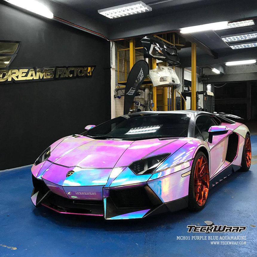 MCH01 Neo Chrome Purple Blue Aquamarine