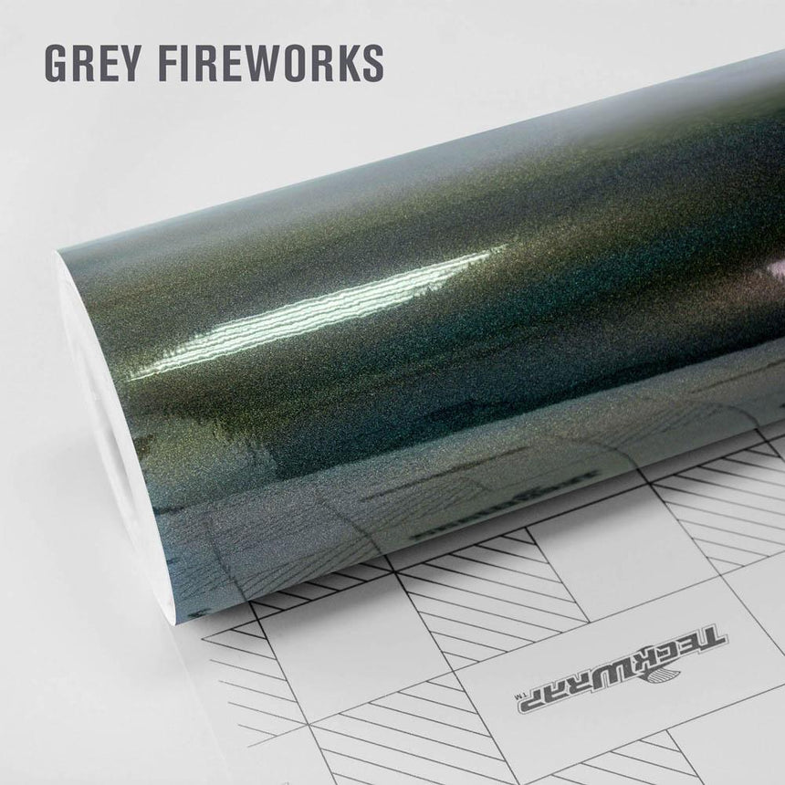RCH02 Colour Shift Vinyl Super Glitter Grey Fireworks **(DISCONTINUED)**