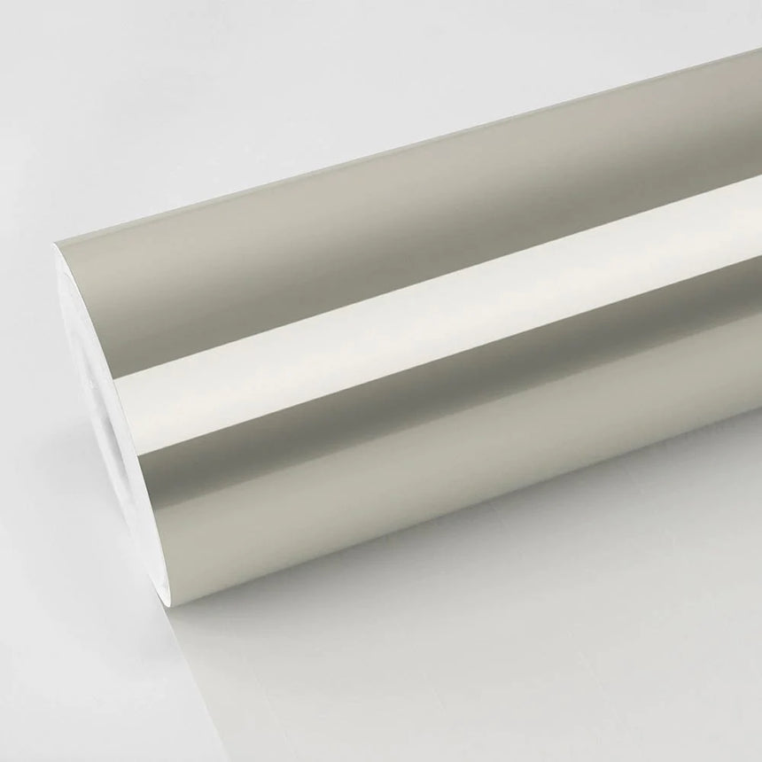 RB31-HD Gloss Metallic Silver Fern with plastic liner