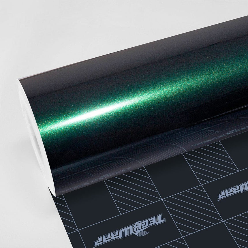 HM07-HD Gloss Metallic Green Black Silk
