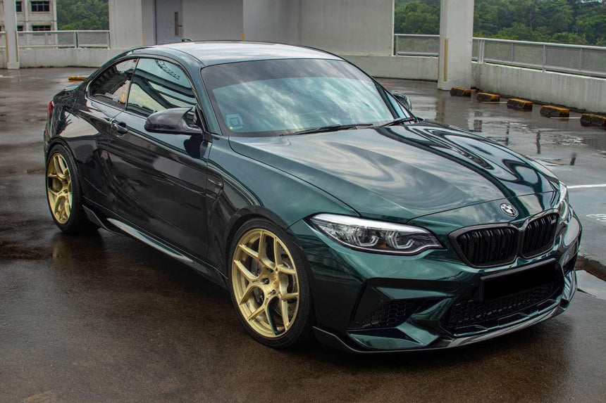 HM07-HD Gloss Metallic Green Black Silk