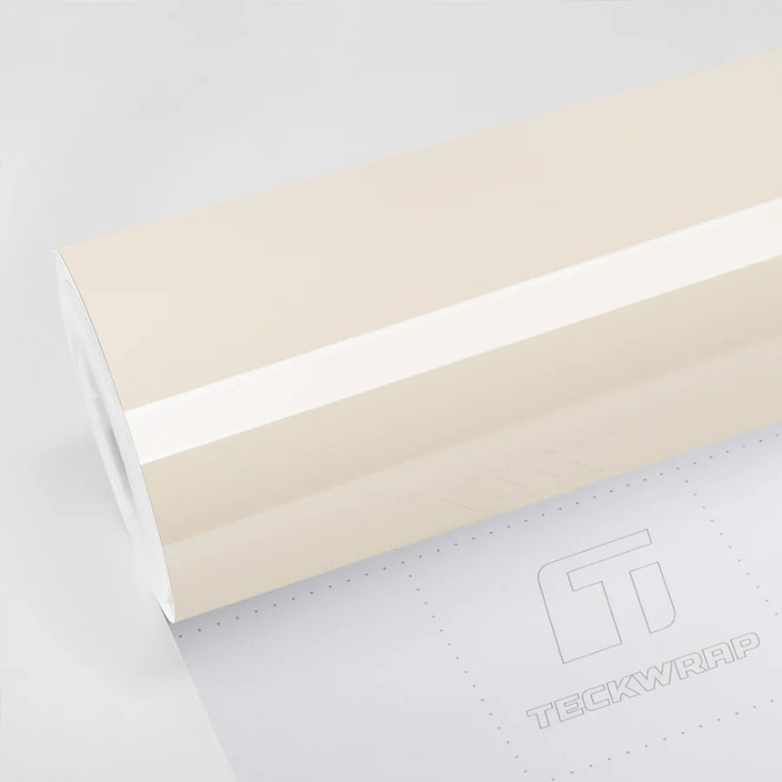 TeckWrap Almond White Gloss Colour PPF | Car Paint Protection Film (CPX303)