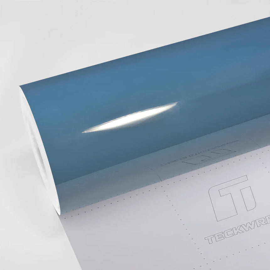 TeckWrap Porcelain Blue Gloss Colour PPF | Car Paint Protection Film (CPX310)