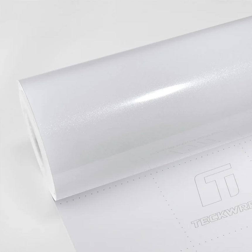 TeckWrap Sparkling White Pearl PPF | Gloss Metallic Paint Protection Film (CPX402)