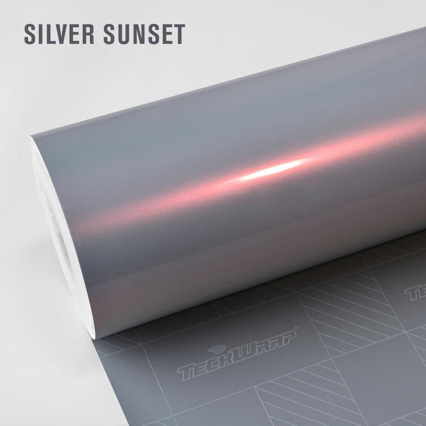 DS03-HD Colour Shift Vinyl Super Glitter Silver Sunset