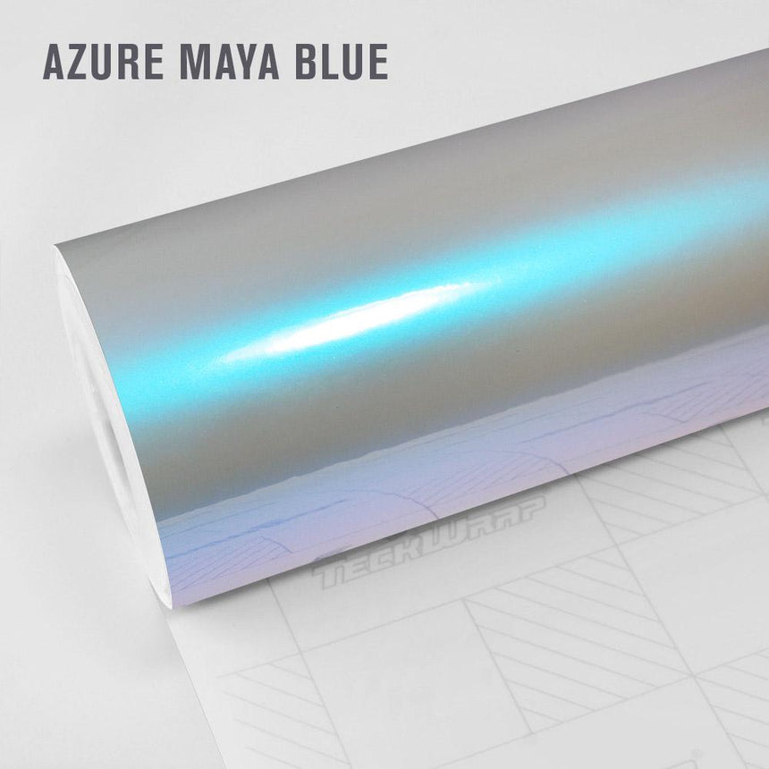 DS04-HD Colour Shift Vinyl Super Glitter Azure Maya Blue