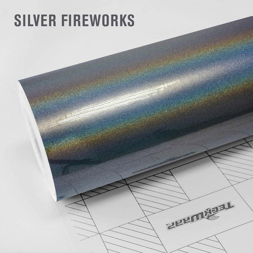 RCH01 Colour Shift Vinyl Super Glitter Silver Fireworks