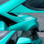 VCH405-S Satin Chrome Emerald Green